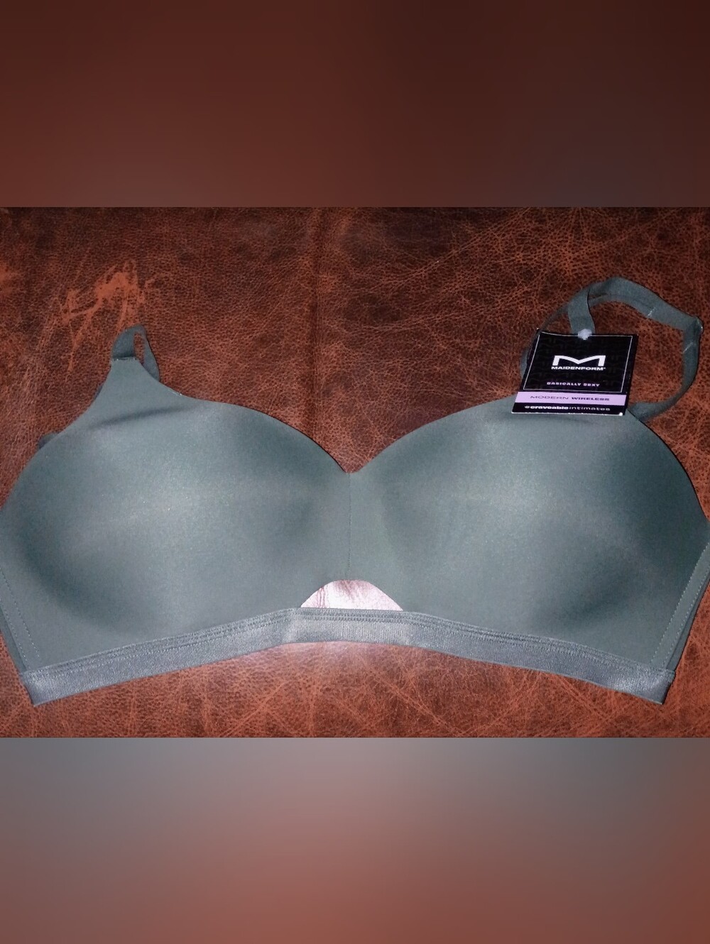 Maidenform Olive Green Smooth Seamless Bra